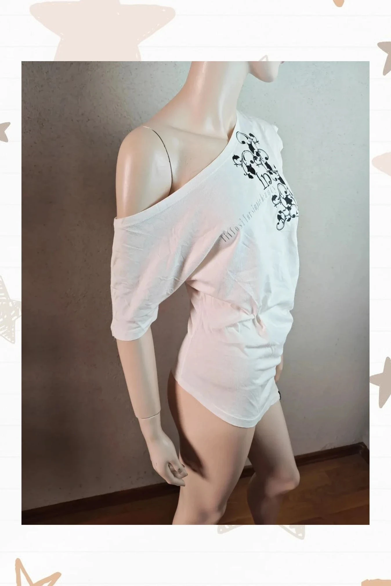 Asymmetric Tiffosi T-shirt - Size M – photo 4